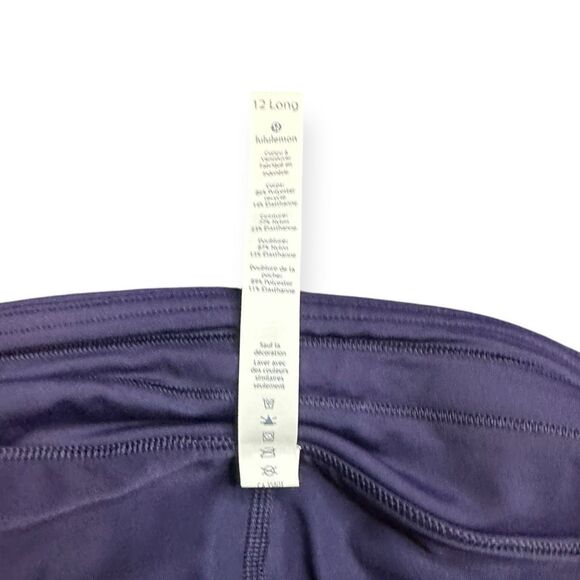 LULULEMON Women’s Purple Circuit Breaker Skirt Skort II Size 12 Tall / Long - Picture 4 of 7